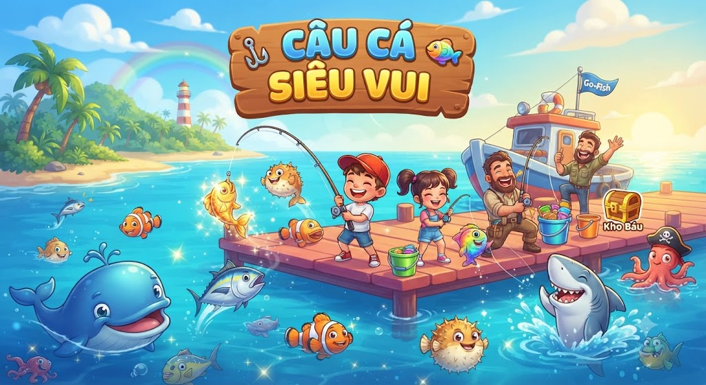 trò chơi câu cá siêu vui